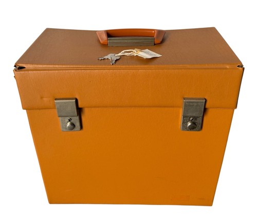 Vintage 1970s orange vinyl - vintage,