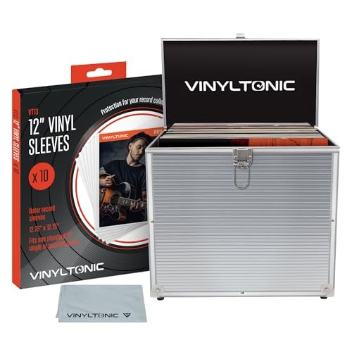 Vinyl tonic silver case - silver,