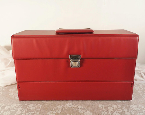 Vintage record case - record,