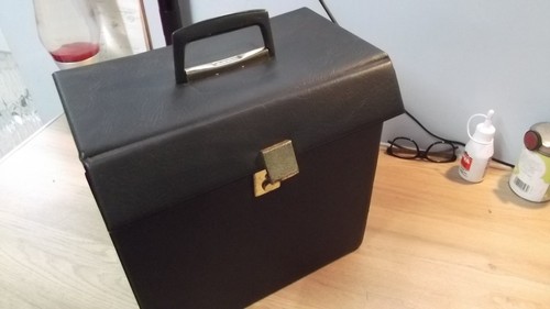 Vintage record carry case - record, for